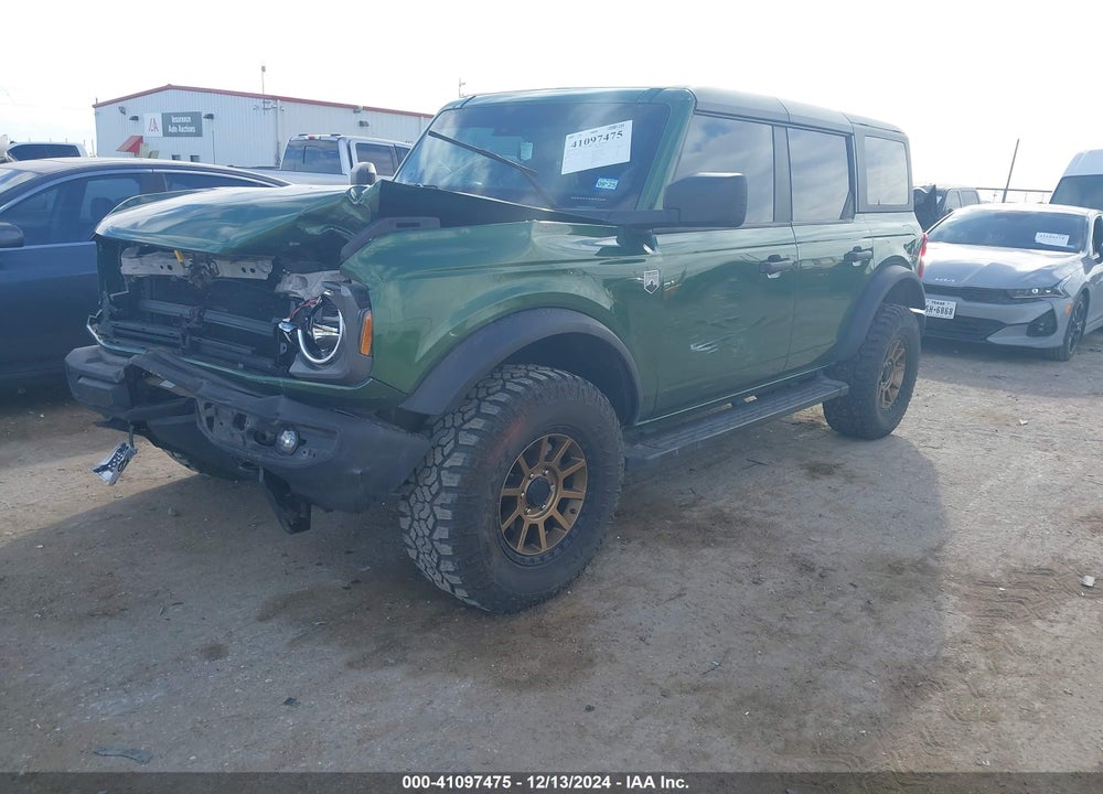 2022 FORD BRONCO BIG BEND VIN: 1FMEE5BP2NLB60347