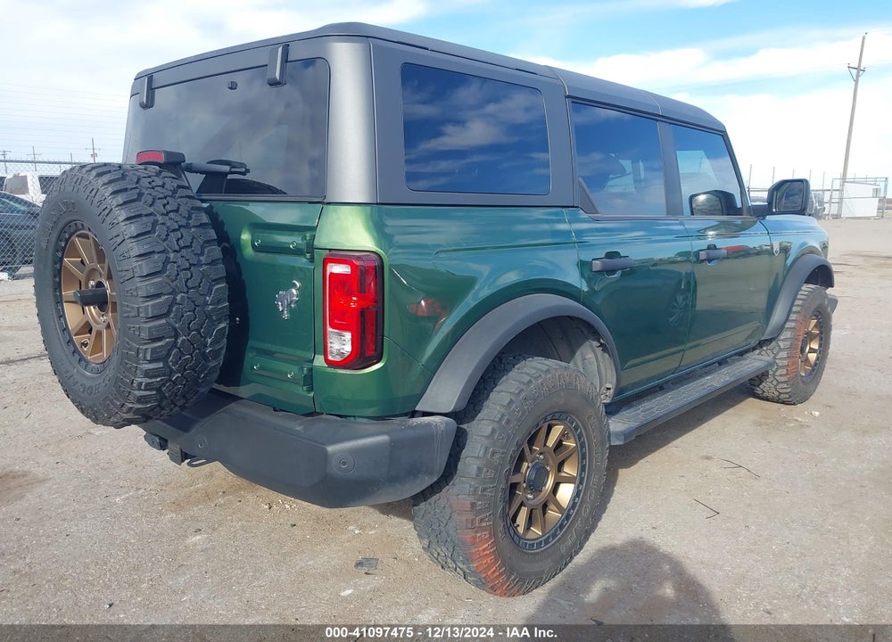 2022 FORD BRONCO BIG BEND VIN: 1FMEE5BP2NLB60347