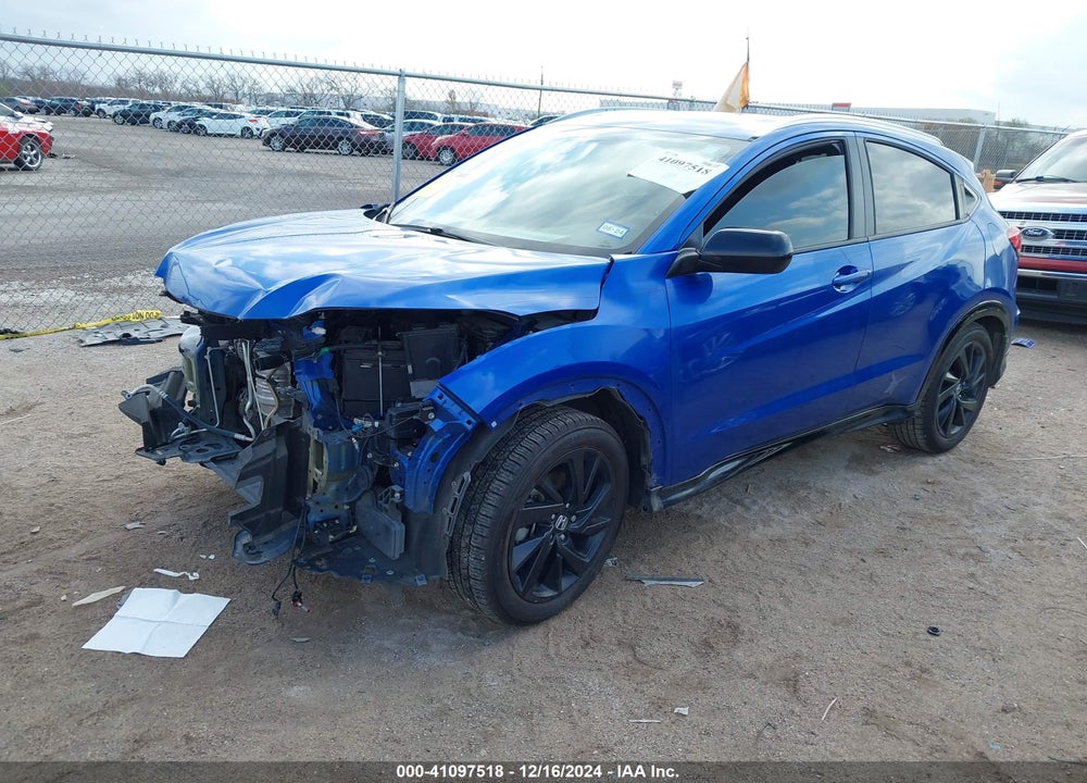 2022 HONDA HR-V 2WD SPORT VIN: 3CZRU5H12NM731288