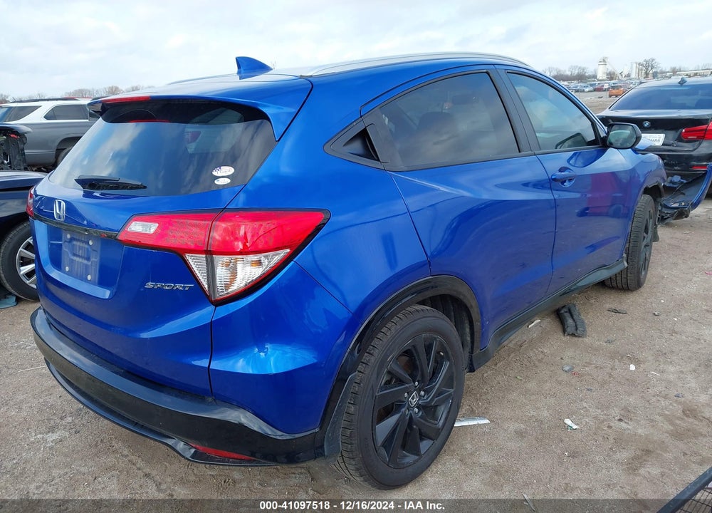 2022 HONDA HR-V 2WD SPORT VIN: 3CZRU5H12NM731288