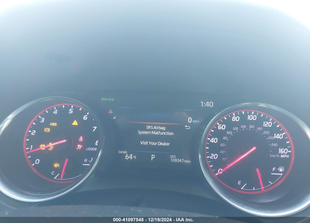 2020 TOYOTA CAMRY VIN: 4T1K61AK0LU372735