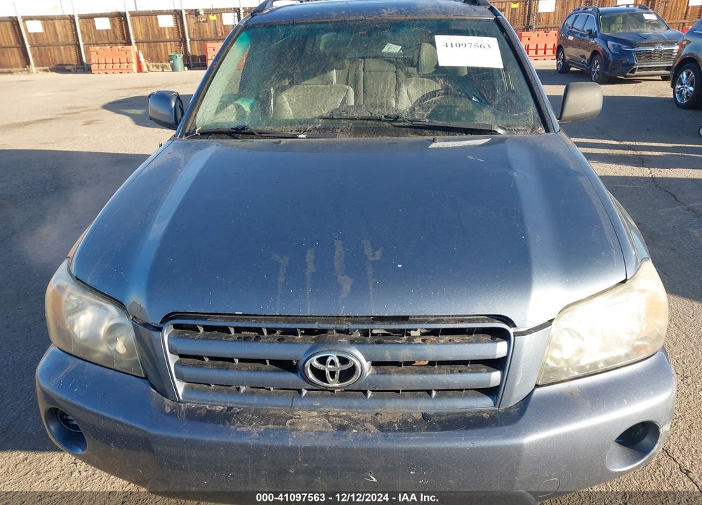 2005 TOYOTA HIGHLANDER V6 VIN: JTEGP21A250047661