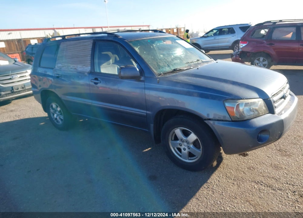 2005 TOYOTA HIGHLANDER V6 VIN: JTEGP21A250047661
