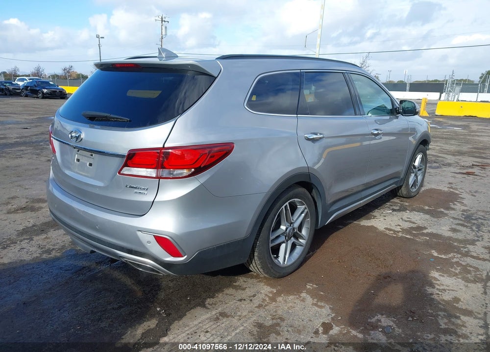 2017 HYUNDAI SANTA FE LIMITED ULTIMATE VIN: KM8SR4HF8HU201787