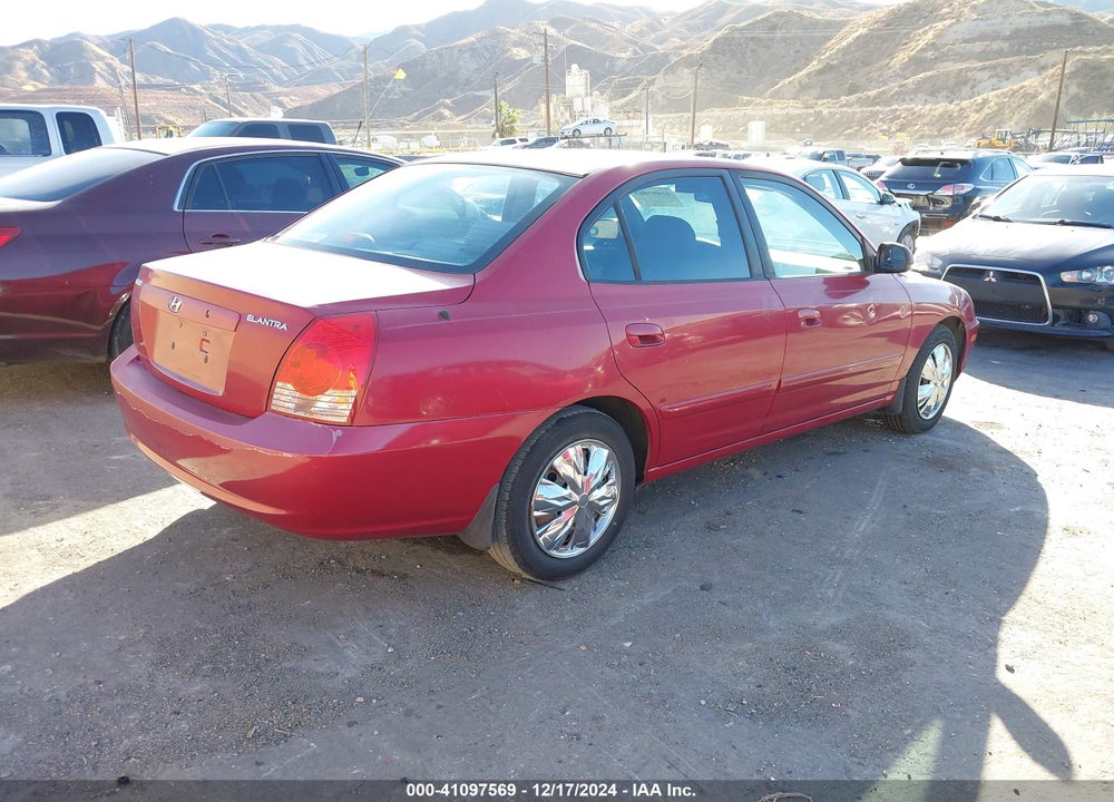 2006 HYUNDAI ELANTRA GLS/LIMITED VIN: KMHDN46D16U237484