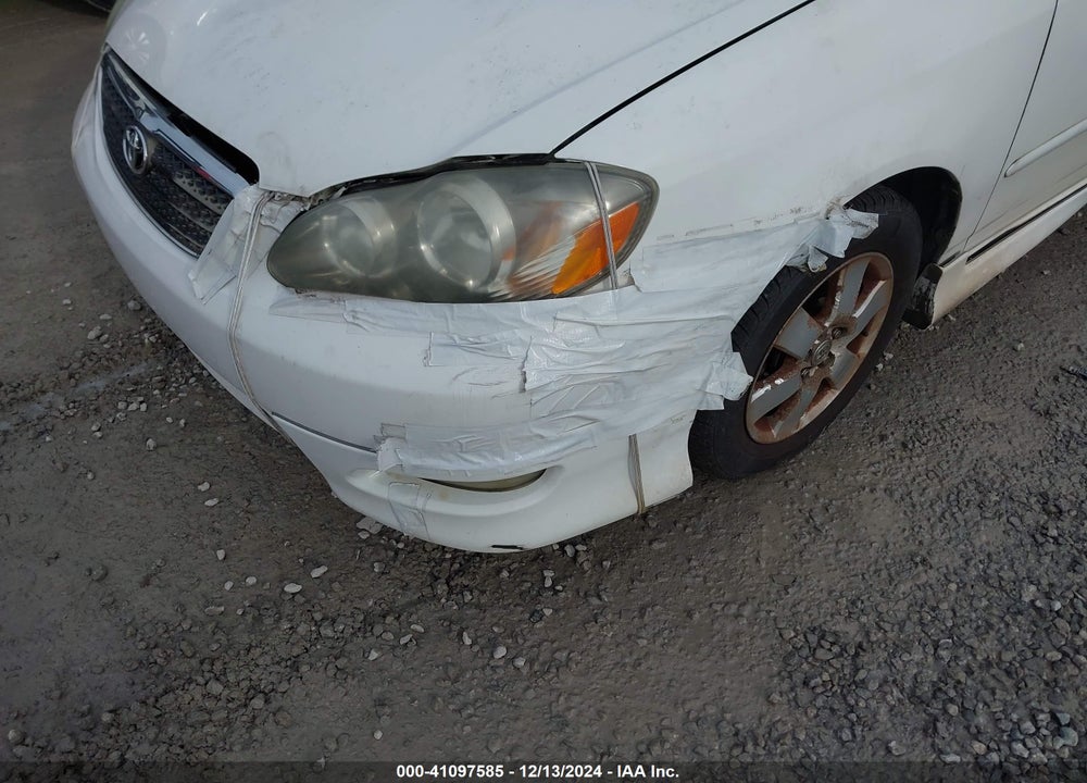 2006 TOYOTA COROLLA S VIN: 2T1BR32EX6C680450
