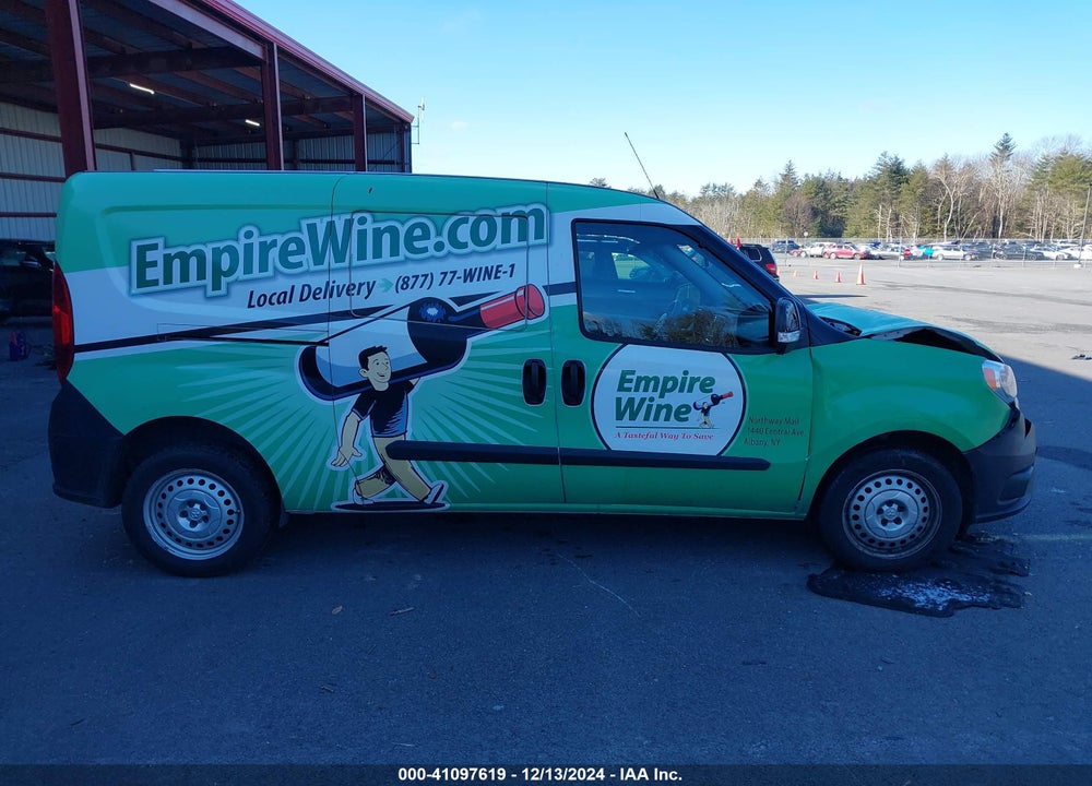 2021 RAM PROMASTER CITY TRADESMAN VIN: ZFBHRFAB8M6U68060
