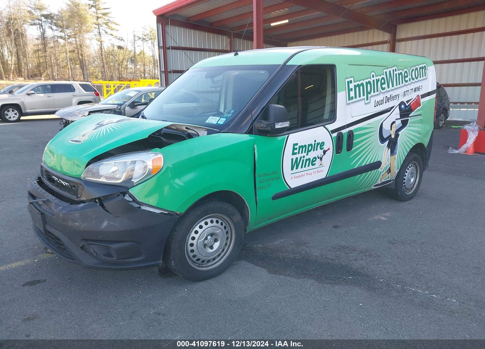 2021 RAM PROMASTER CITY TRADESMAN VIN: ZFBHRFAB8M6U68060