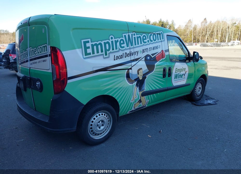 2021 RAM PROMASTER CITY TRADESMAN VIN: ZFBHRFAB8M6U68060