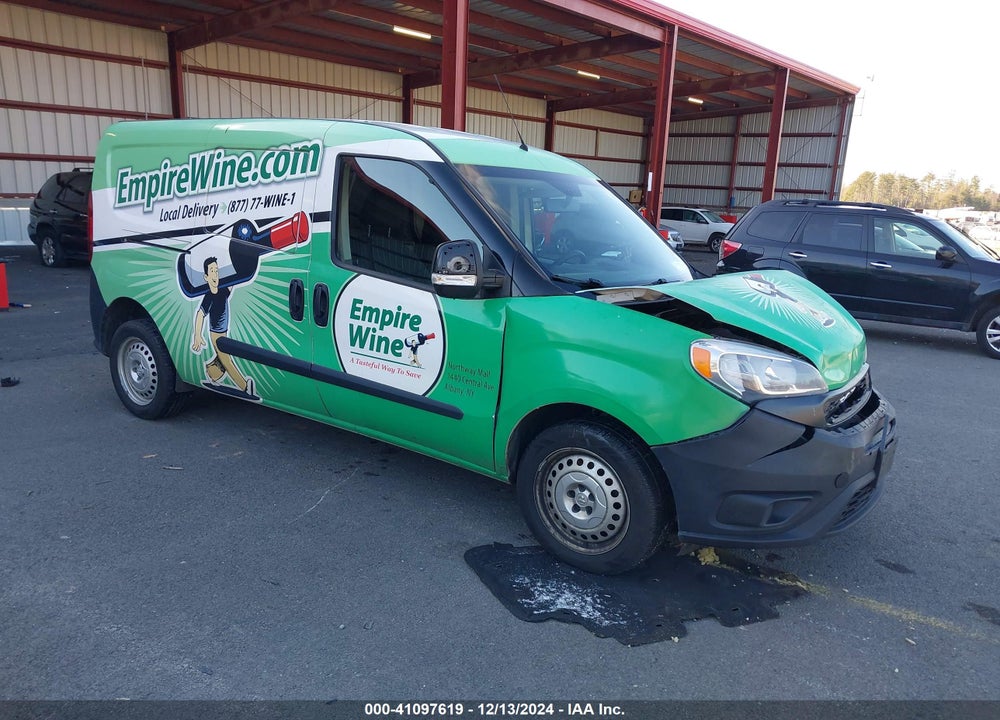 2021 RAM PROMASTER CITY TRADESMAN VIN: ZFBHRFAB8M6U68060