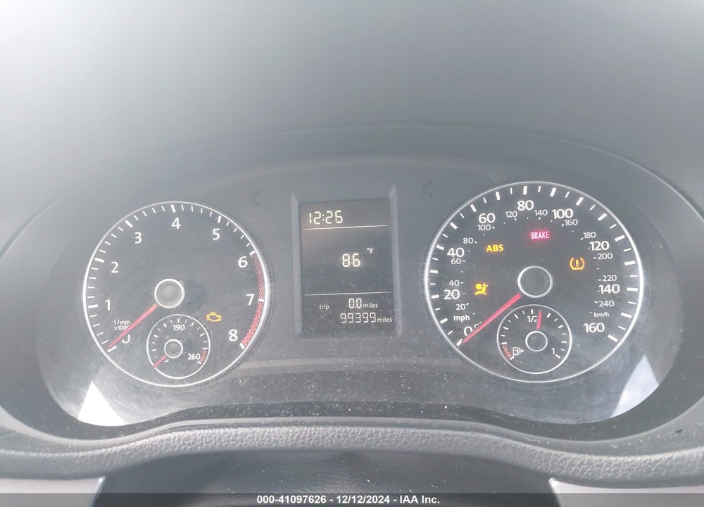 2013 VOLKSWAGEN PASSAT 2.5L S VIN: 1VWAP7A30DC101543