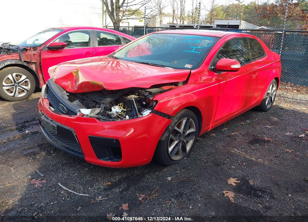 2010 KIA FORTE KOUP SX VIN: KNAFW6A33A5173498