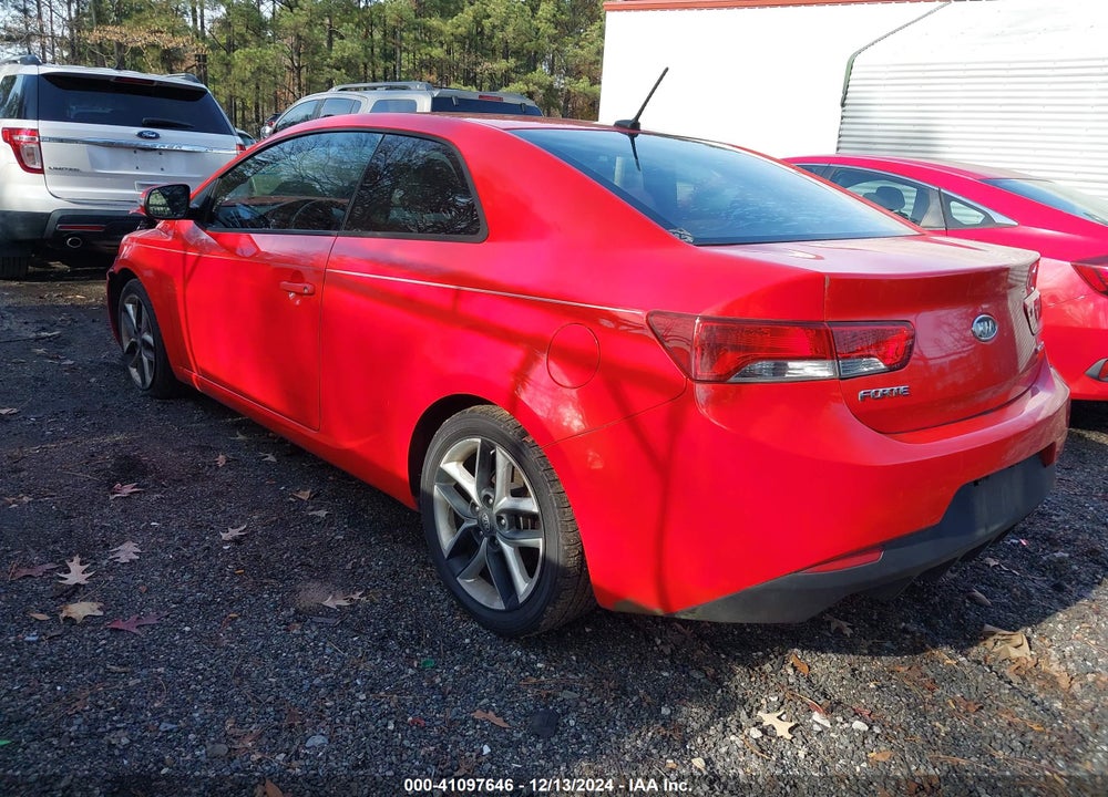 2010 KIA FORTE KOUP SX VIN: KNAFW6A33A5173498