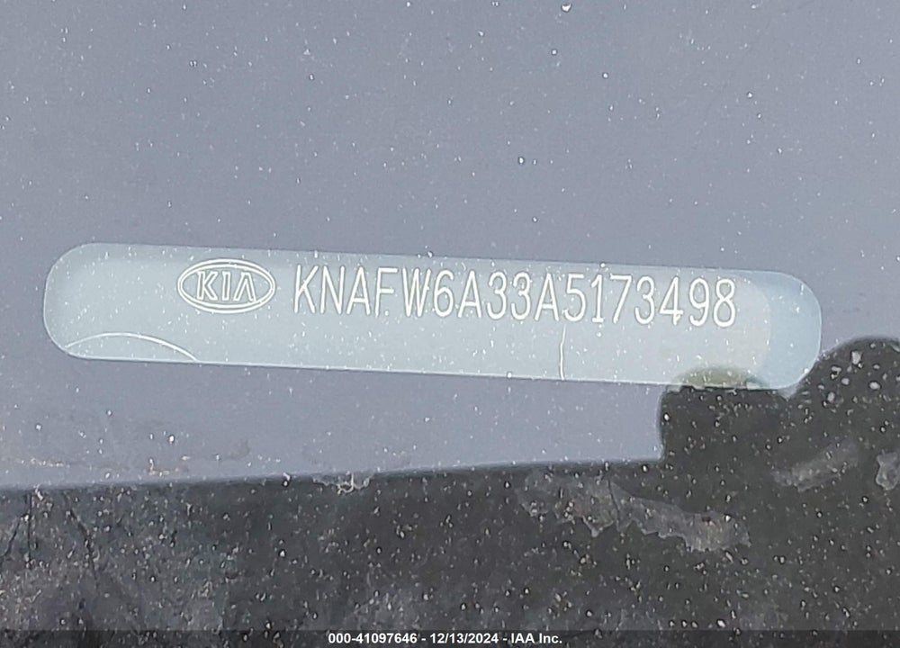 2010 KIA FORTE KOUP SX VIN: KNAFW6A33A5173498