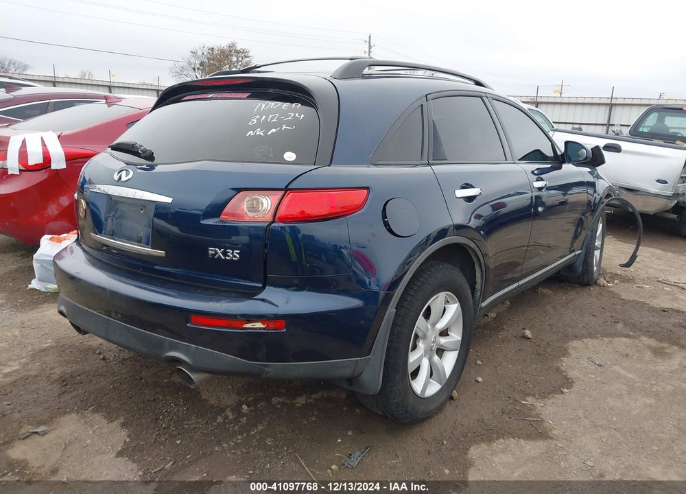 2005 INFINITI FX35 VIN: JNRAS08W65X207630