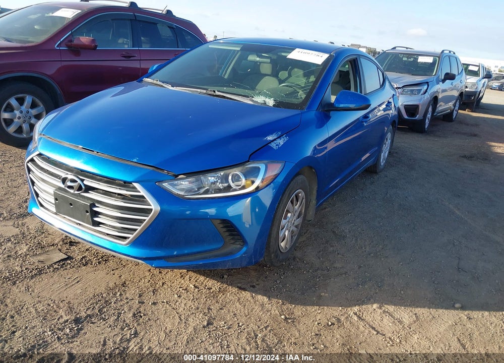 2017 HYUNDAI ELANTRA VIN: 5NPD74LF6HH199946