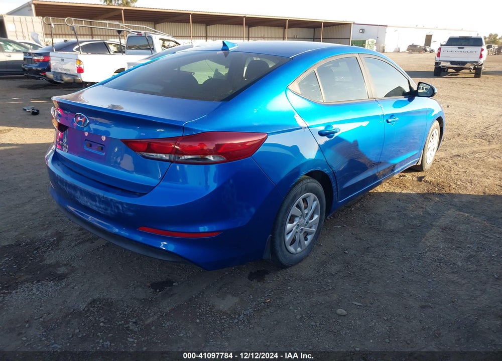 2017 HYUNDAI ELANTRA VIN: 5NPD74LF6HH199946