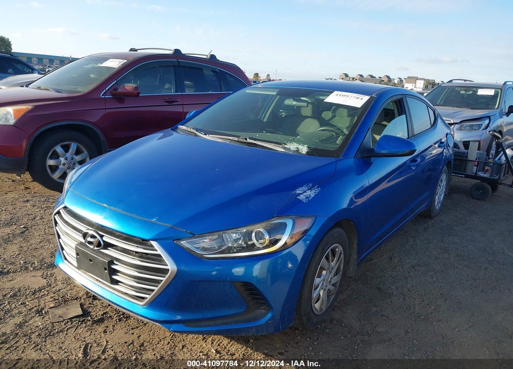 2017 HYUNDAI ELANTRA VIN: 5NPD74LF6HH199946