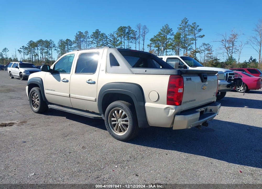 2007 CHEVROLET AVALANCHE 1500 LTZ VIN: 3GNFK12337G318743