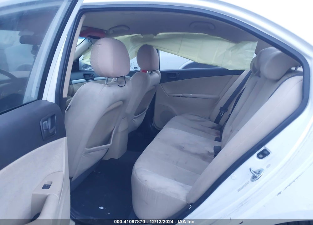 2010 HYUNDAI SONATA GLS VIN: 5NPET4AC1AH596110