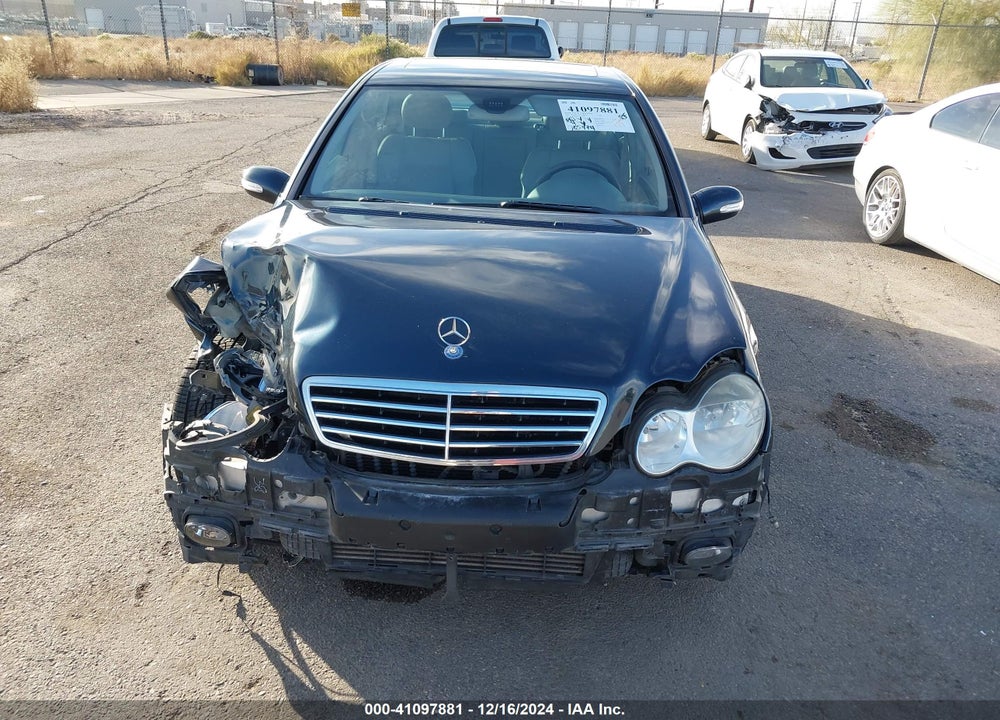 2005 MERCEDES-BENZ C 230 KOMPRESSOR SPORT VIN: WDBRF40J35A822765