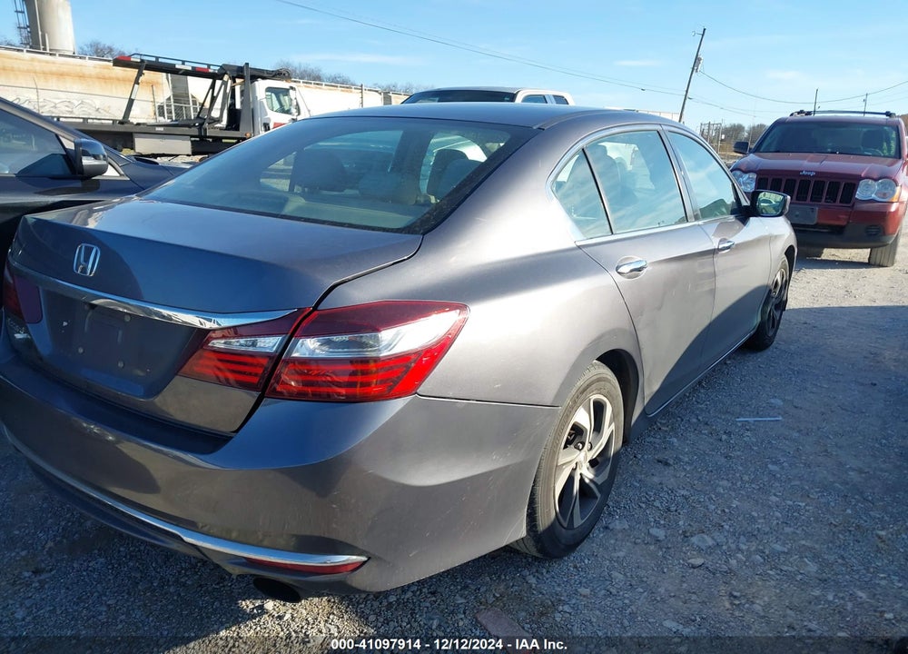 2016 HONDA ACCORD LX VIN: 1HGCR2F38GA107609