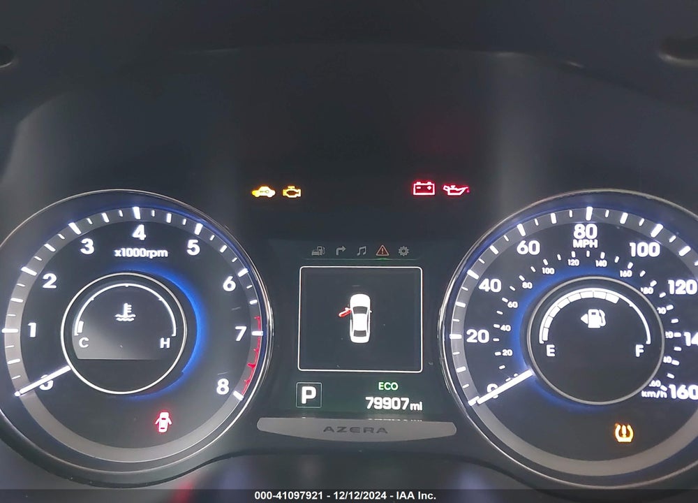 2015 HYUNDAI AZERA VIN: KMHFG4JG3FA465198