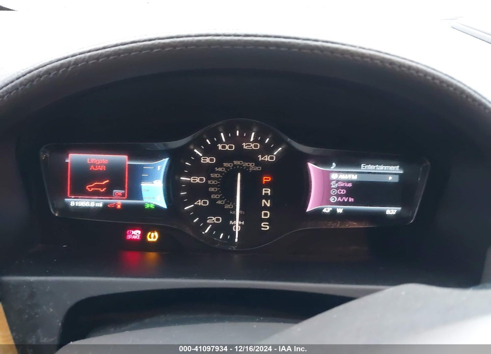 2013 LINCOLN MKX VIN: 2LMDJ6JK2DBL41485