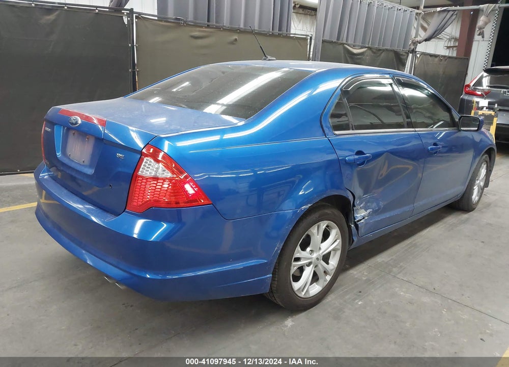 2012 FORD FUSION SE VIN: 3FAHP0HA5CR144617
