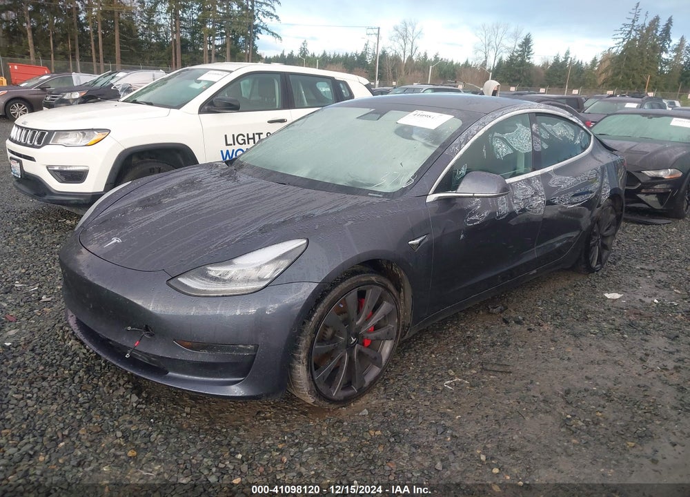 2020 TESLA MODEL 3 PERFORMANCE DUAL MOTOR ALL-WHEEL DRIVE VIN: 5YJ3E1EC8LF623718