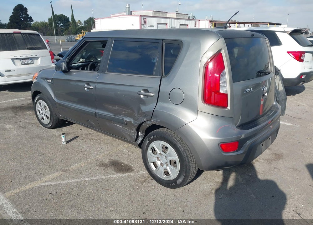 2013 KIA SOUL VIN: KNDJT2A51D7500957