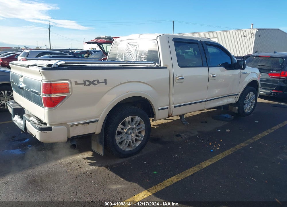 2009 FORD F-150 FX4/KING RANCH/LARIAT/PLATINUM/XL/XLT VIN: 1FTPW14V89FA44010