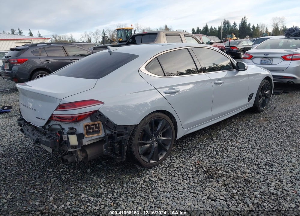 2022 GENESIS G70 3.3T AWD VIN: KMTG54TE0NU092744