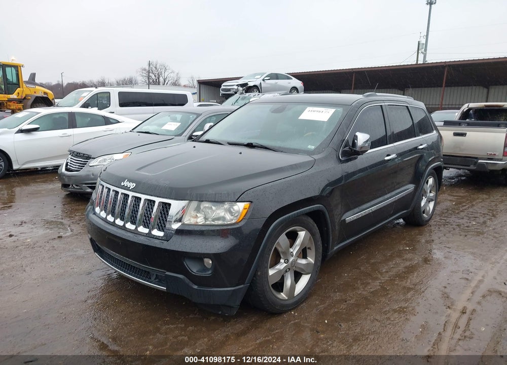 2012 JEEP GRAND CHEROKEE OVERLAND VIN: 1C4RJFCG4CC262283