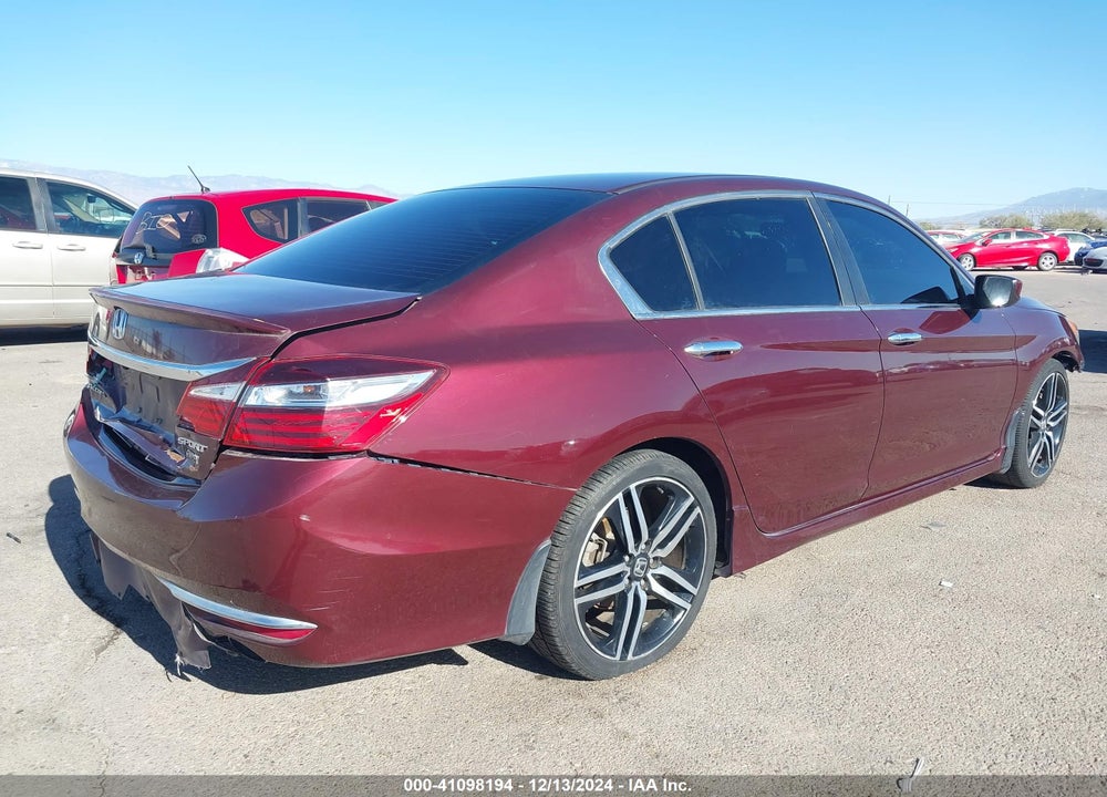 2016 HONDA ACCORD VIN: 1HGCR2F57GA204110