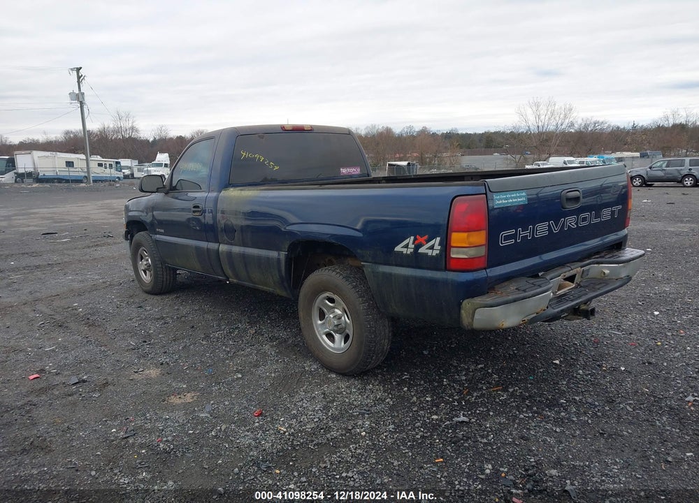2001 CHEVROLET SILVERADO 1500 VIN: 1GCEK14V11E189984
