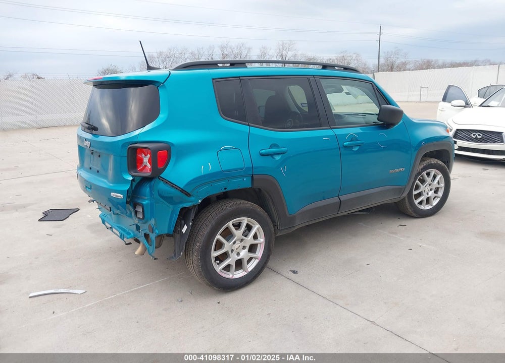 2022 JEEP RENEGADE LATITUDE 4X4 VIN: ZACNJDB1XNPN47551