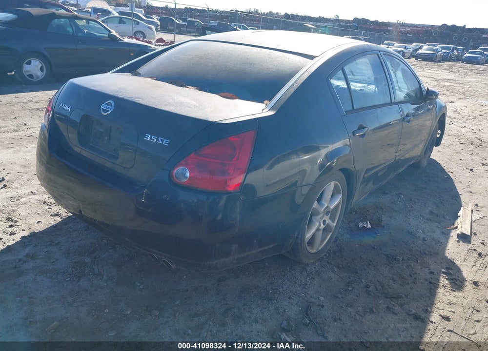 2006 NISSAN MAXIMA SE/SL VIN: 1N4BA41E86C808309