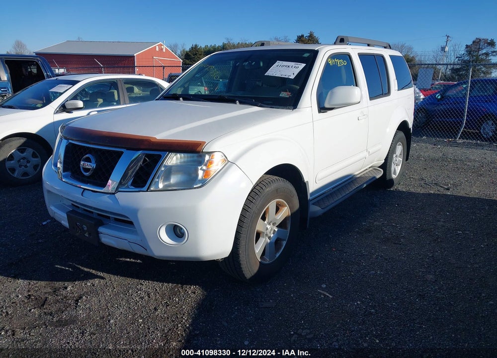 2012 NISSAN PATHFINDER SV VIN: 5N1AR1NB6CC638505