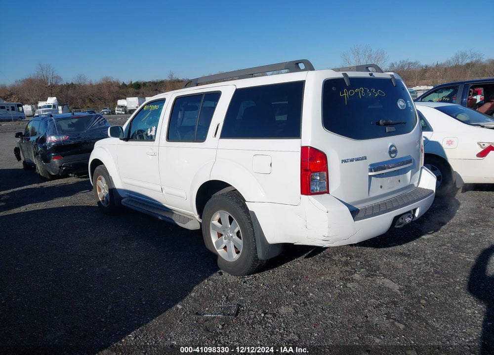 2012 NISSAN PATHFINDER SV VIN: 5N1AR1NB6CC638505