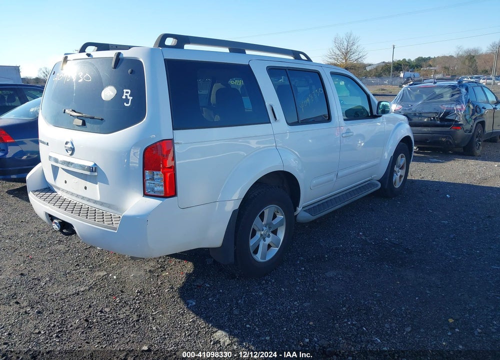 2012 NISSAN PATHFINDER SV VIN: 5N1AR1NB6CC638505