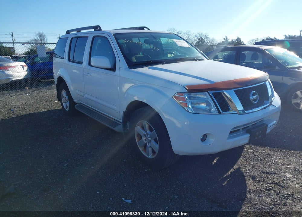 2012 NISSAN PATHFINDER SV VIN: 5N1AR1NB6CC638505