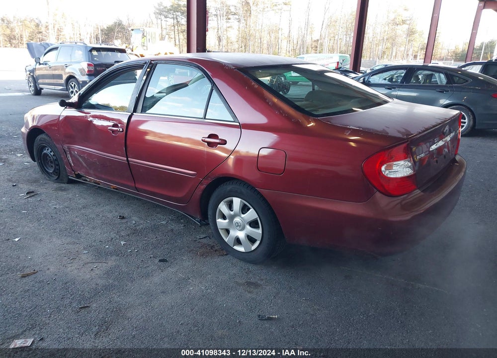 2004 TOYOTA CAMRY LE VIN: 4T1BE32K44U313556