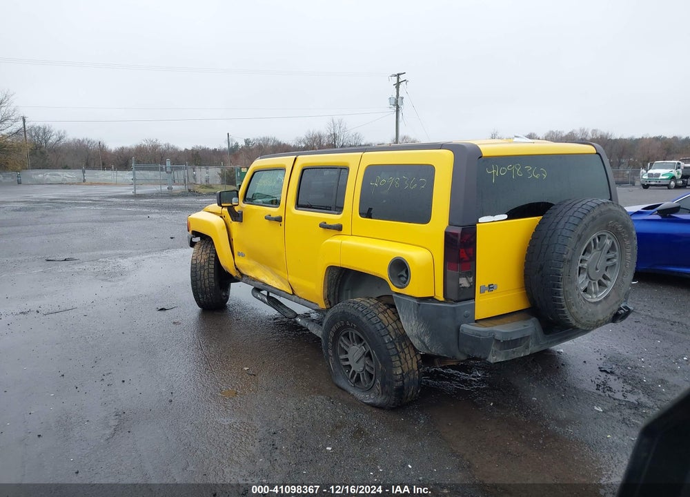 2007 HUMMER H3 SUV VIN: 5GTDN13E478195718