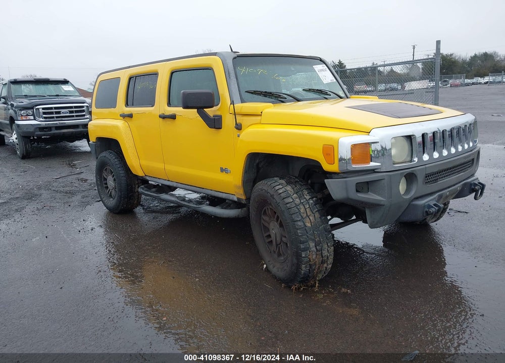 2007 HUMMER H3 SUV VIN: 5GTDN13E478195718