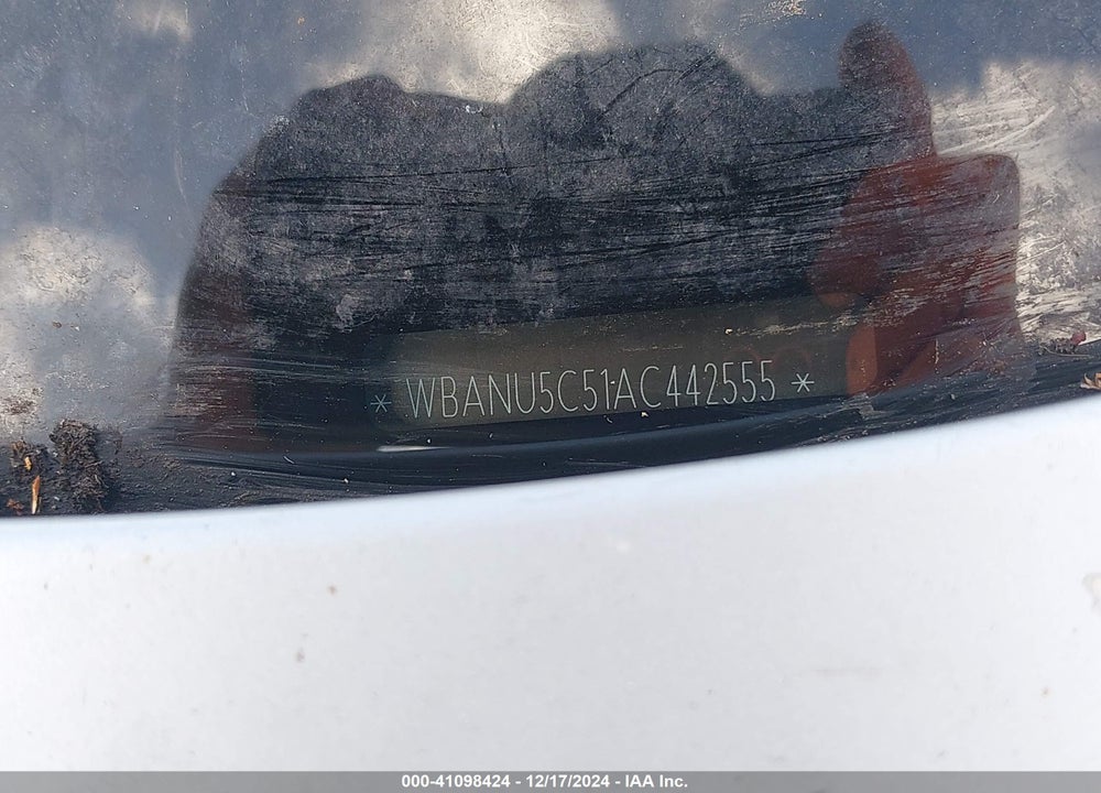 2010 BMW 528I VIN: WBANU5C51AC442555