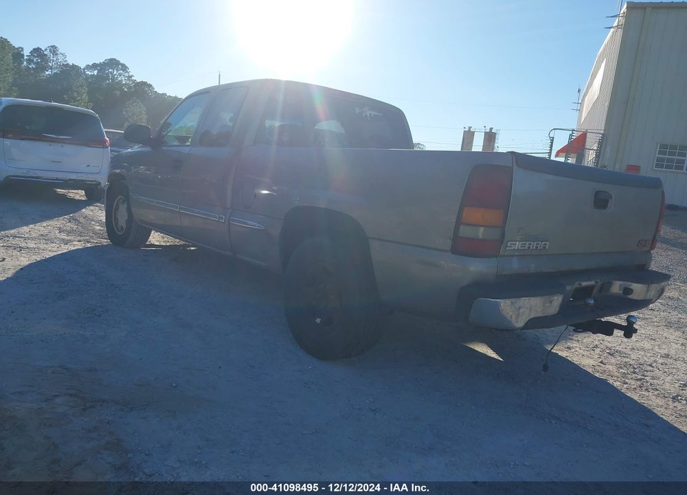2002 GMC SIERRA 1500 SLE VIN: 2GTEC19V721251249