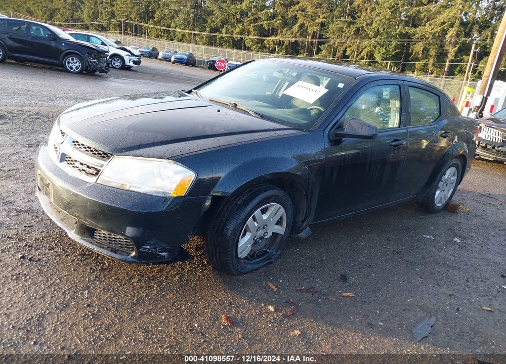 2014 DODGE AVENGER SE VIN: 1C3CDZAB8EN216585