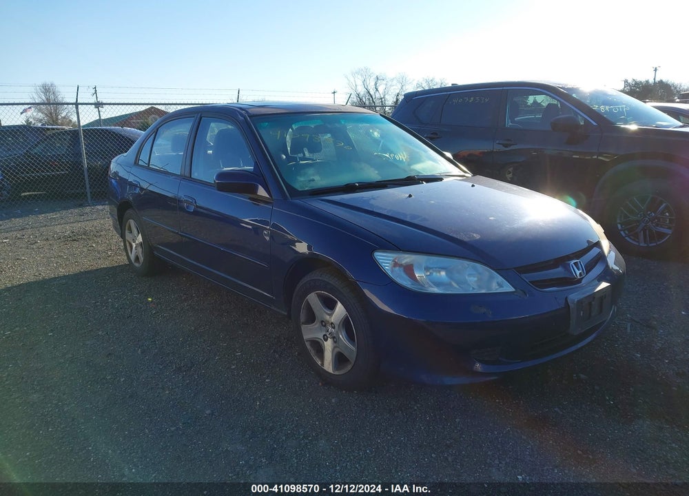 2004 HONDA CIVIC EX VIN: 2HGES26824H550232