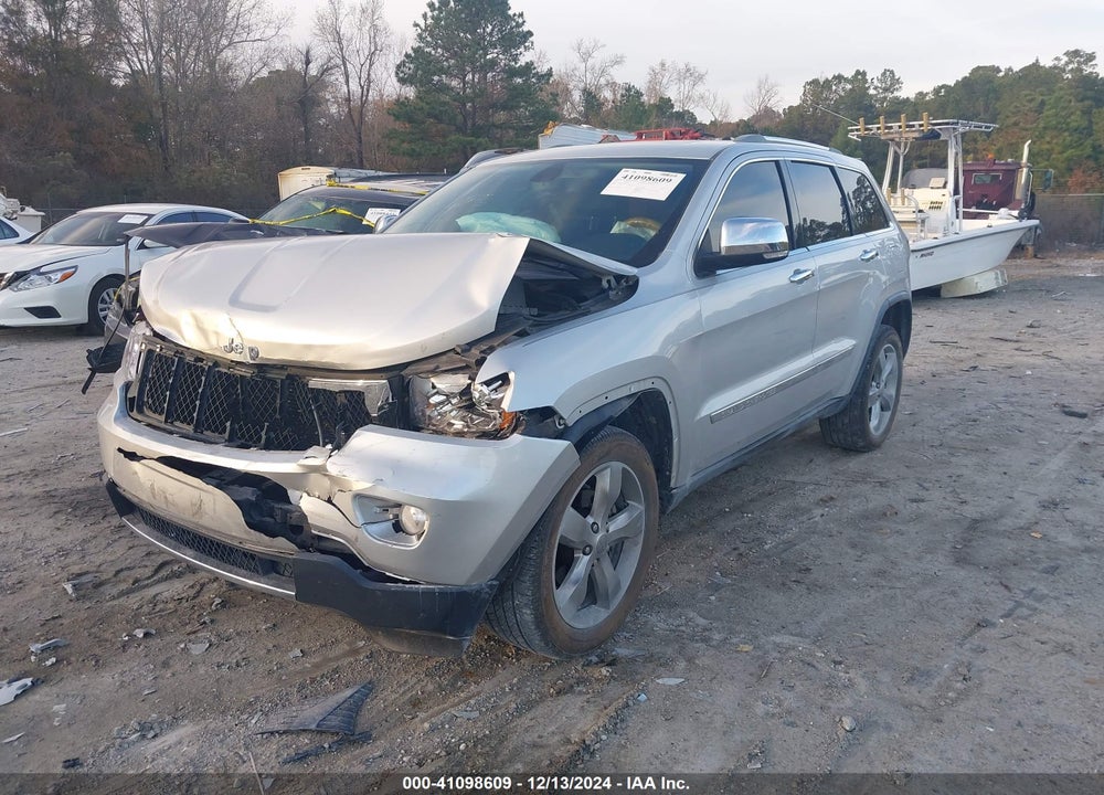 2012 JEEP GRAND CHEROKEE OVERLAND VIN: 1C4RJECGXCC157385